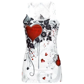 Top z Innocent - Rose Heart - Ženy - bílá