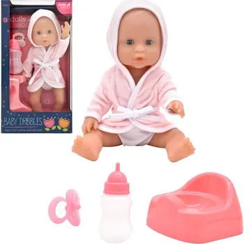 Panenka Dolls World - Pijící a čůrající panenka Terezka 30 cm