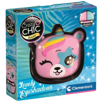 Make-up Clementoni - CRAZY CHIC Oční stíny medvídek