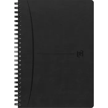 OXFORD Signature A5, 80 listů, čtverečkovaný, černý