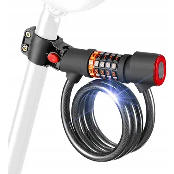 Zámek na kolo Zámek na kolo, lanko, zabezpečení kola ZÁMEK NA KOLO s PIN kódem