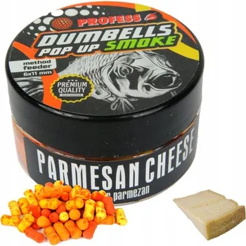 Boilies PLOVOUCÍ POP UP BOILIES PROFESS SMOKE FLUO PARMEZÁN
