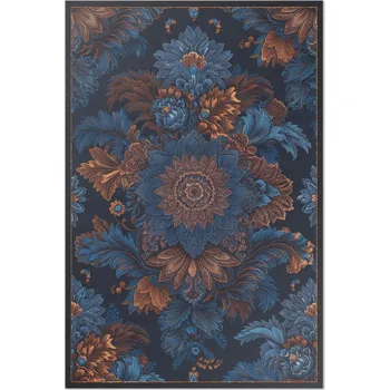 Koberec Vinylový hit Koberec S Potiskem Květinová kompozice ve stylu vintage 60x90 cm