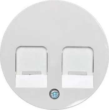 Elektrická zásuvka Internetová zásuvka nástěnná Hager bílá