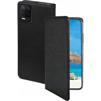 Pouzdro na mobilní telefon Pouzdro s klopou SunSky pro realme 8 5G, černé