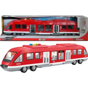 Vláček a vláčkodráha Vlak – zvukové a světelné efekty 45 cm CZ