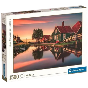 Clementoni - Puzzle 1500 Vesnice Zaanse Schans