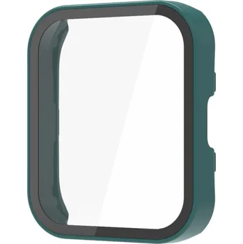 Příslušenství k chytrým hodinkám VSECHNONAMOBIL 78910 PC FULL COVER Plastový kryt se sklem pro Amazfit Bip 5 zelený