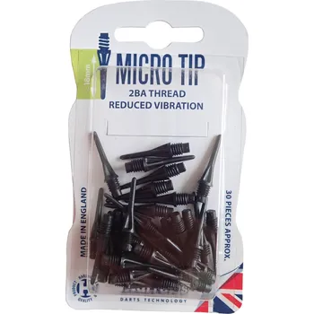 Harrows HARROWS Hroty k šipkám Micro 30 ks v blistru - černé