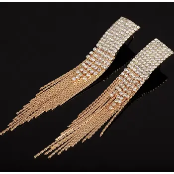 Náušnice B-TOP Dámské luxusní náušnice Ice Queen - pozlacené