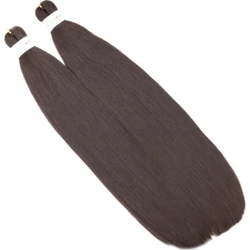 Syntetické vlasové pásy hnědé Althair