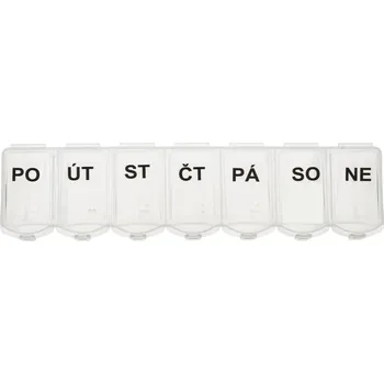 Dávkovač léků Dávkovač léků 7 dní čirý