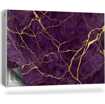 Obraz Magnetická podložka na radiátor, kryt 90 x 60 cm fialová