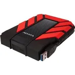 ADATA HD710P 1TB HDD / Externí / 2,5\" / USB 3.1 / odolný / červený
