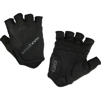 Cyklistické rukavice Krátkoprsté rukavice MAX1 vel.L černé 14449