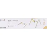 Dřevěná hrazdička s hračkami