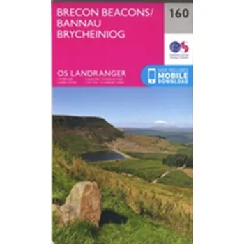 Encyklopedie Brecon Beacons - Ordnance Survey [EN] (2016, Skládaná mapa, Ordnance Survey)