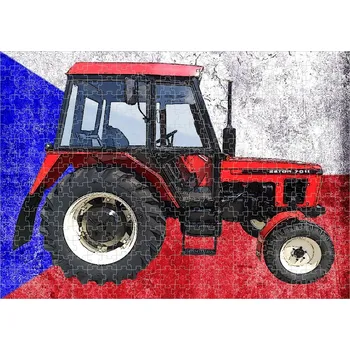 Puzzle puzzle s traktorem ZETOR 7011 300 dílků