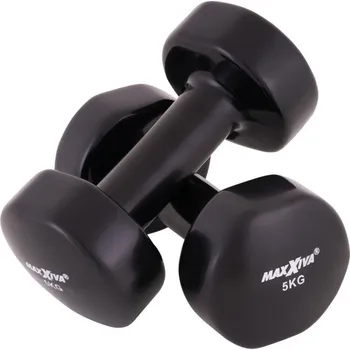 MAXXIVA Sada vinylových činek 2 x 5 kg, černé