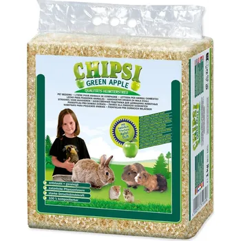krmítko na seno Cats best Podest.hoblin. CHIPSI Green Apple 15L/1kg
