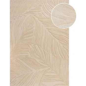 Koberec Béžový vlněný koberec 200x290 cm Lino Leaf – Flair Rugs ID_1548434