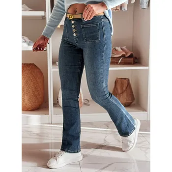 Dámské džíny Dámské kalhoty DSTREET BELLFLO MODRÁ XL