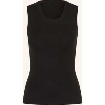Mrs & Hugs Dámský Pletený Top, černá, 34