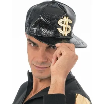 Kšiltovka CHAKS Kšiltovka černá s dolarovým symbolem