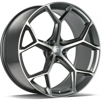 Alu kolo Carbonado Alu Kola Carbonado FANCY 9x20 5x112 ET30 Anthracite Front Polished 66.5