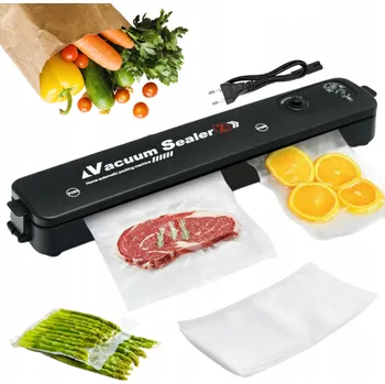 Vakuovačka Vakuová svářečka potravinových fólií Balicí stroj + sáčky 50 kusů