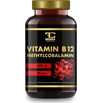 DEDRA VITAMIN B12 - METHYLCOBALAMIN 500 μg, doplněk stravy 90 kapslí
