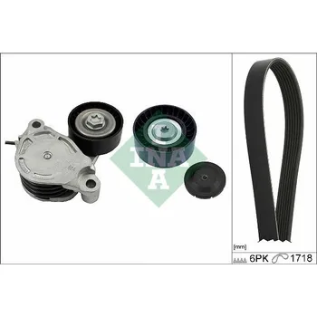 Sada žebrovaných klínových řemenů Schaeffler INA 529 0516 10