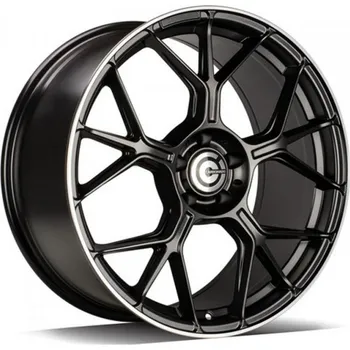 Disk Carbonado Alu Kola Carbonado CHIEF 8.5x18 5x112 ET35 Deep Matt Black Lip Polished 66.6