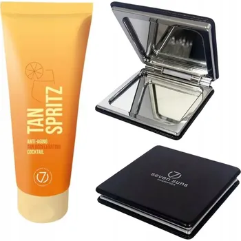 Přípravek na opalování 7suns Tan Spritz Koktejl Urychlující Opalování 100 ml + Dvojité Zrcátko