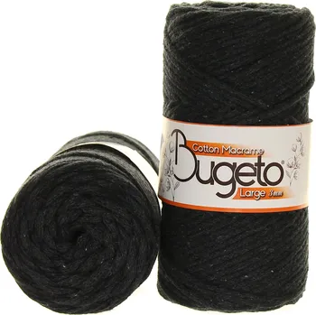 Příze Bugeto Cotton Macrame Large 3mm antracit 105