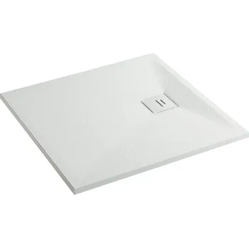 Sprchová vanička Erga Hyper, SMC sprchová vanička 90x70x2, 6 cm + sifon, bílá matná, ERG-V06-SMC-7090S-WH