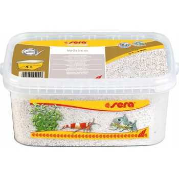Dekorace do akvária Stelivo do akvária Gravel White O 1 - 3 mm 3 l, bílý