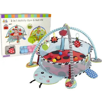 Hrací deka Mamido Hrací deka beruška 3v1