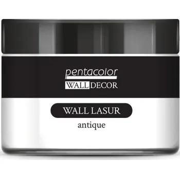 Výtvarná barva Pentart Lazurovací barva na zeď antique WALL DECOR 150 ml ANTICKÁ BÍLÁ