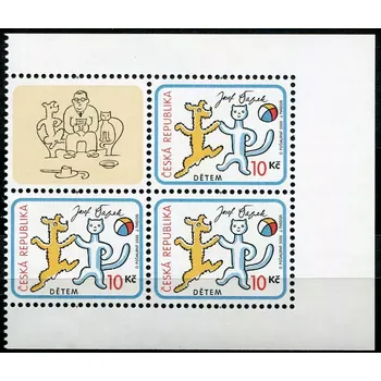 Poštovní známka Česká pošta (2008) č. 561 ** VK-1 - Česká republika - Dětem - O pejskovi a kočičce