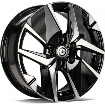 Alu kolo Carbonado Alu Kola Carbonado LOIRE 6.5x16 5x108 ET40 Black Front Polished 65.1