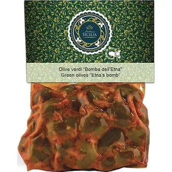Antica Sicilia olivy s paprikovým krémem (Olive Bomba dell'Etna) 350g