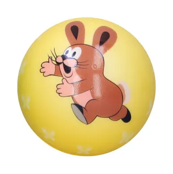 Hračka pro nejmenší Wiky Míček Krtek pěna 10 cm Žlutá