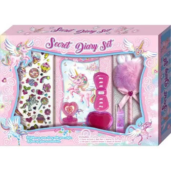 Diář Diář svítící ve tmě sada - Jednorožec 192