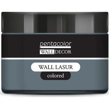 Vodová barva Pentart Lazurovací barva na zeď barevná WALL DECOR 150 ml ŠEDÁ