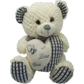Figurka Medvěd se srdcem 30 cm