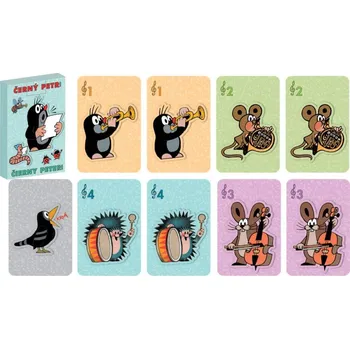 Desková hra AKIM Hra karetní Černý Petr KRTEK (Krteček) hudebníci *SPOLEČENSKÉ HRY*