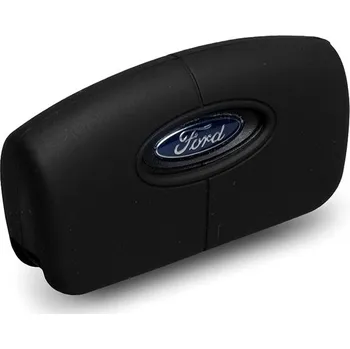 Ochranné silikonové pouzdro na klíč pro zahnutý klíč Ford, barva černá