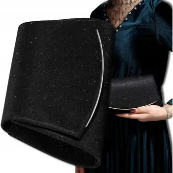 Kabelka EdiBazzar kabelka psaníčko syntetické černé