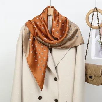 Šátek Hedvábný šátek Elegantní linie 90x90 cm v dárkovém balení, HEDVÁBNÝ SVĚT